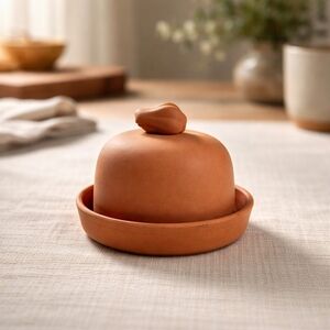 Corningware Terra Cotta Garlic Baker, NEW